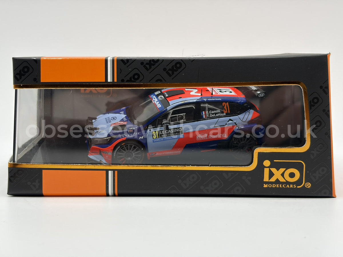 1/43 2025 Hyundai i20N Rally2 - Monte Carlo Rally - Camilli / de la Haye | Model Rally Car