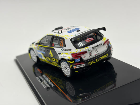 1/43 2025 Skoda Fabia RS Rally2 - Monte Carlo Rally - Gryazin / Aleksandrov | Model Rally Car