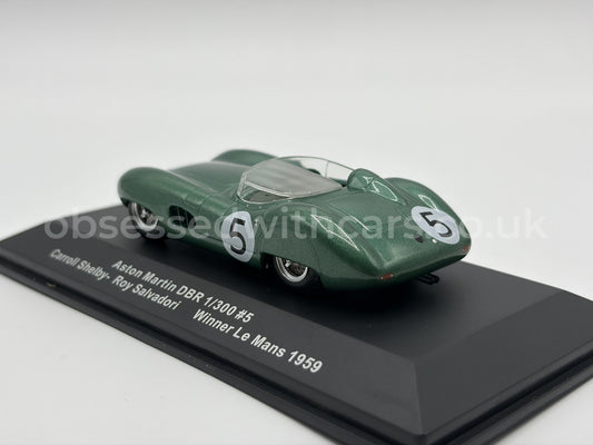 1/43 1959 Aston Martin DBR1 - Salvadori / Shelby - IXO | Model Le Mans Car