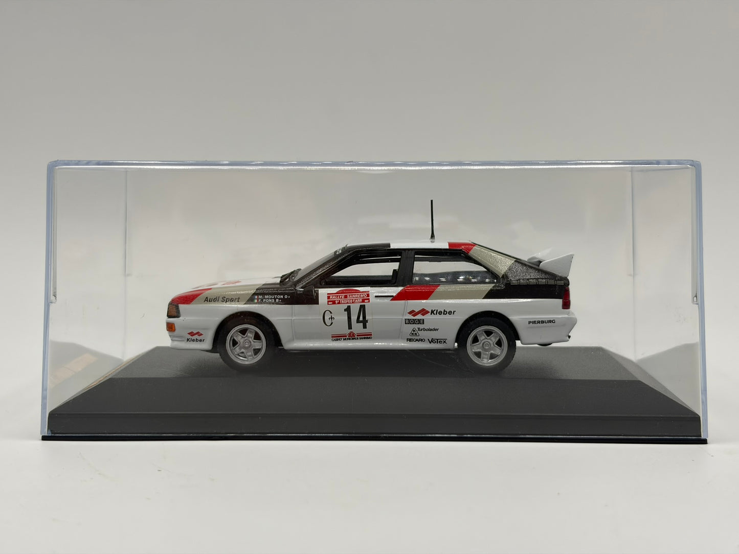 1/43 1981 Audi Quattro - Sanremo Rally - Mouton / Pons | Model Rally Car