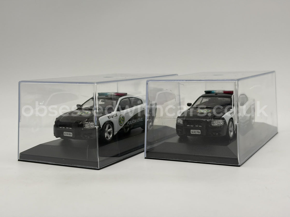 1/43 2011 Dodge Charger Police Car Twin Pack - Fast & Furious | Model Police Car
