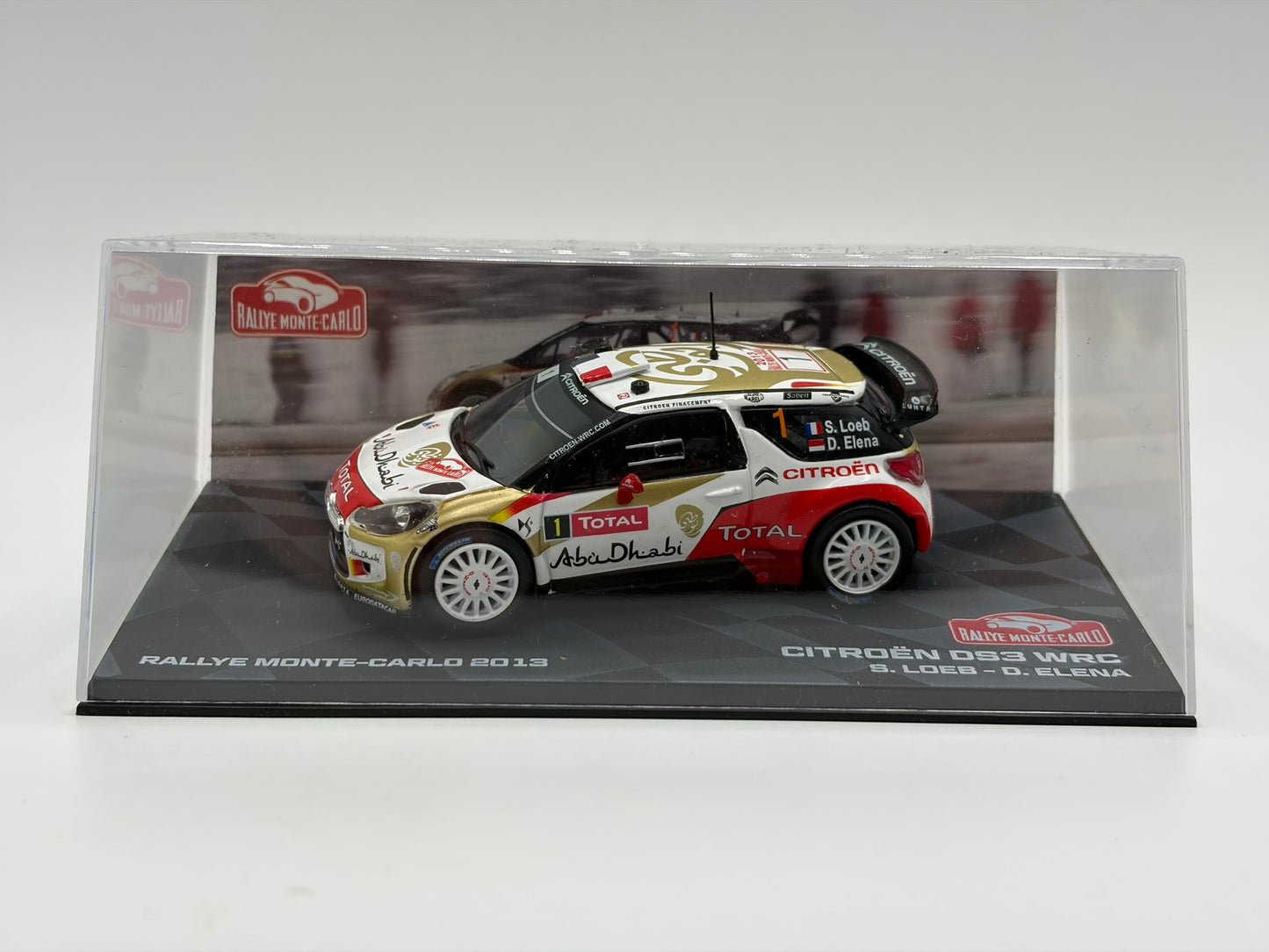 1/43 2013 Citroen DS3 WRC - Monte Carlo Rally - Loeb / Elena | Model Rally Car