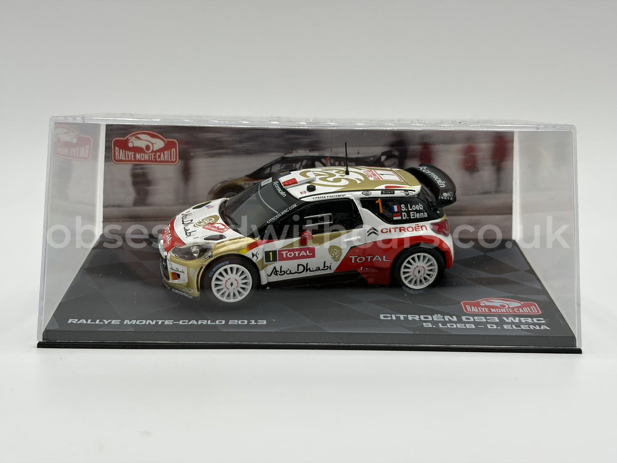 1/43 2013 Citroen DS3 WRC - Rallye Monte Carlo - Loeb / Elena | Model Rally Car
