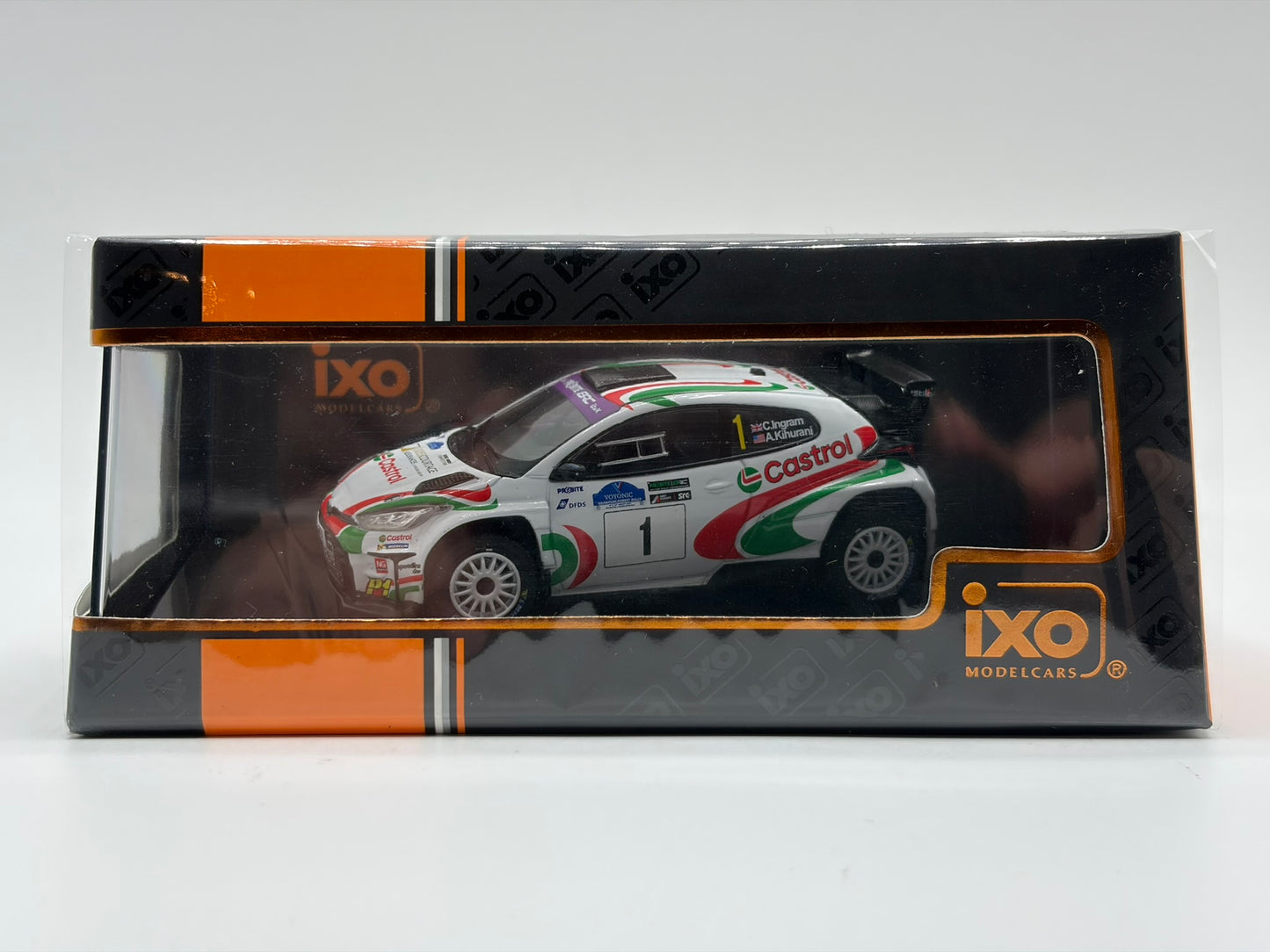 1/43 2024 Toyota Yaris Rally2 - Voyonic Grampian Forest Rally - Ingram / Kihurani | Model Rally Car