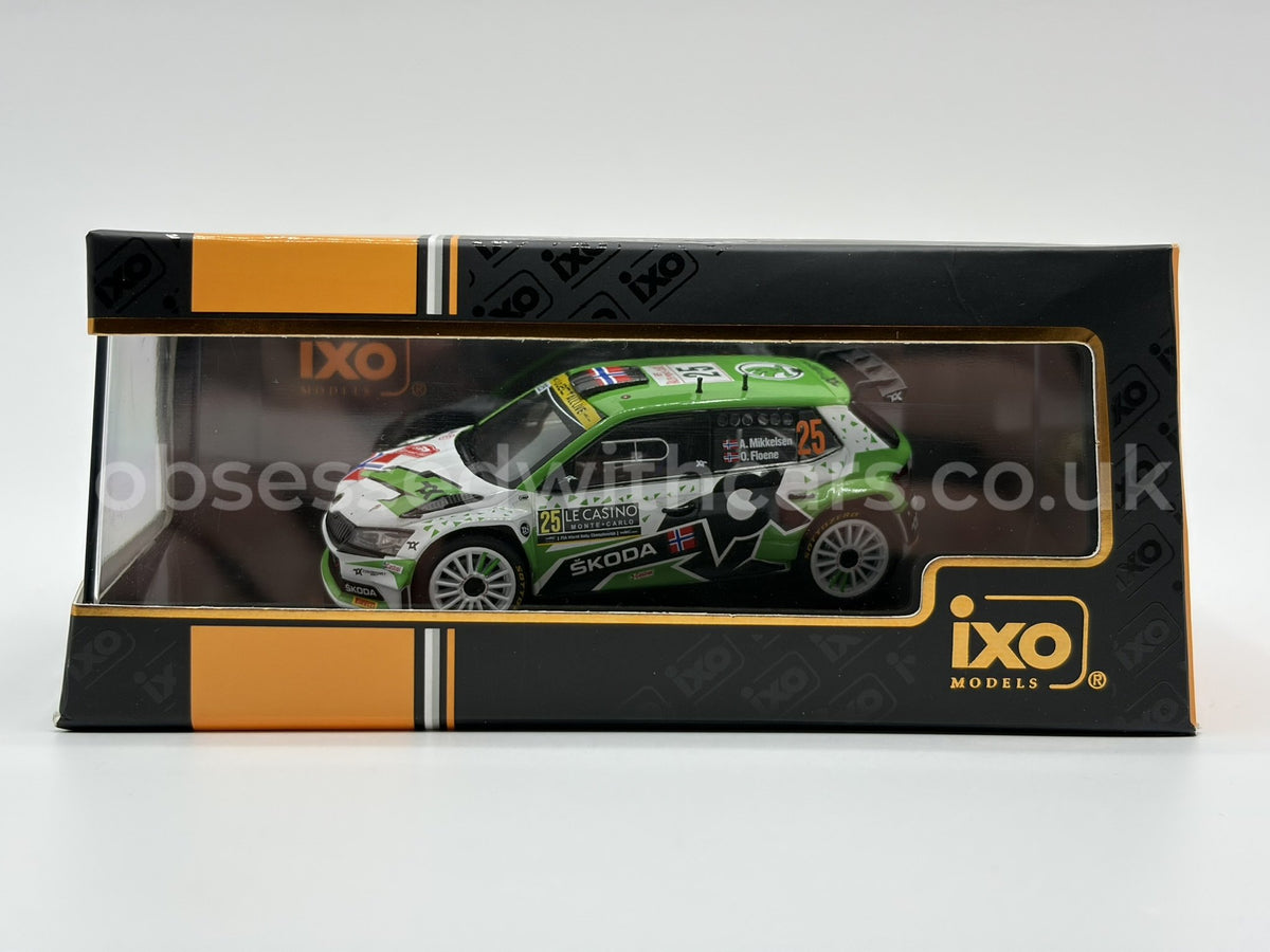 1/43 2021 Skoda Fabia Rally2 - Rally Monte Carlo - Mikkelsen / Floene | Model Rally Car