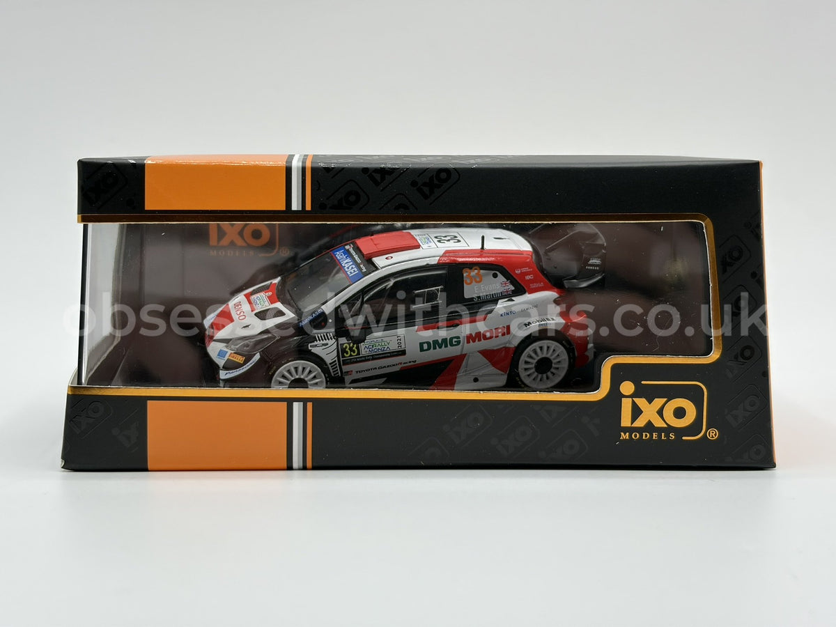 1/43 2021 Toyota Yaris WRC - Rallye Monza - Evans / Martin | Model Rally Car
