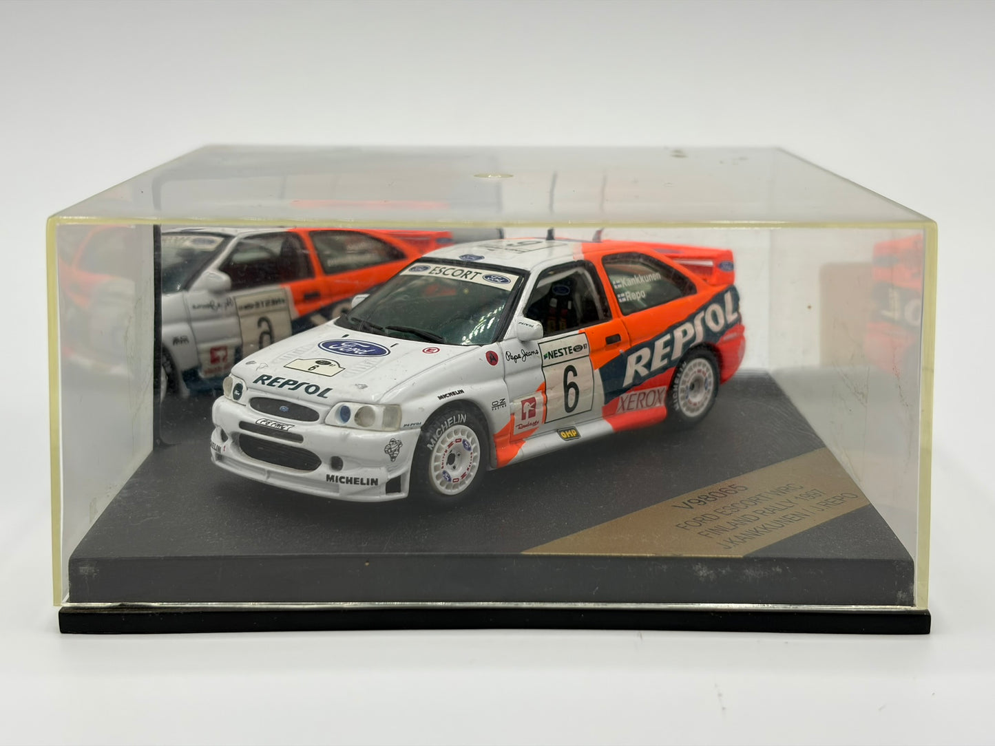 1/43 1997 Ford Escort WRC - Finland Rally - Kankkunen / Repo | Model Rally Car