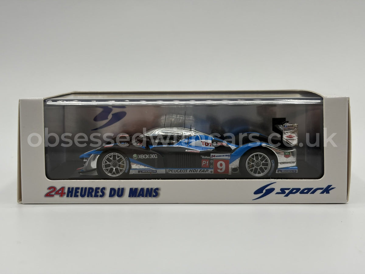 1/43 2009 Peugeot 908 HDi FAP - Brabham / Gene / Wurz - Spark | Model Le Mans Car