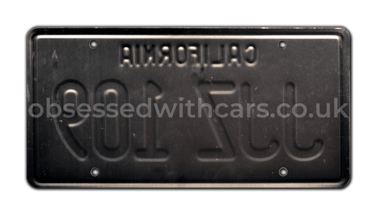 JJZ 109 - Bullitt Mustang / Steve McQueen | License Plate