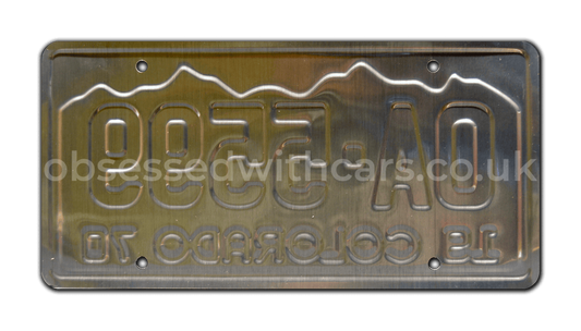 OA 5599 - Vanishing Point - Dodge Challenger | License Plate