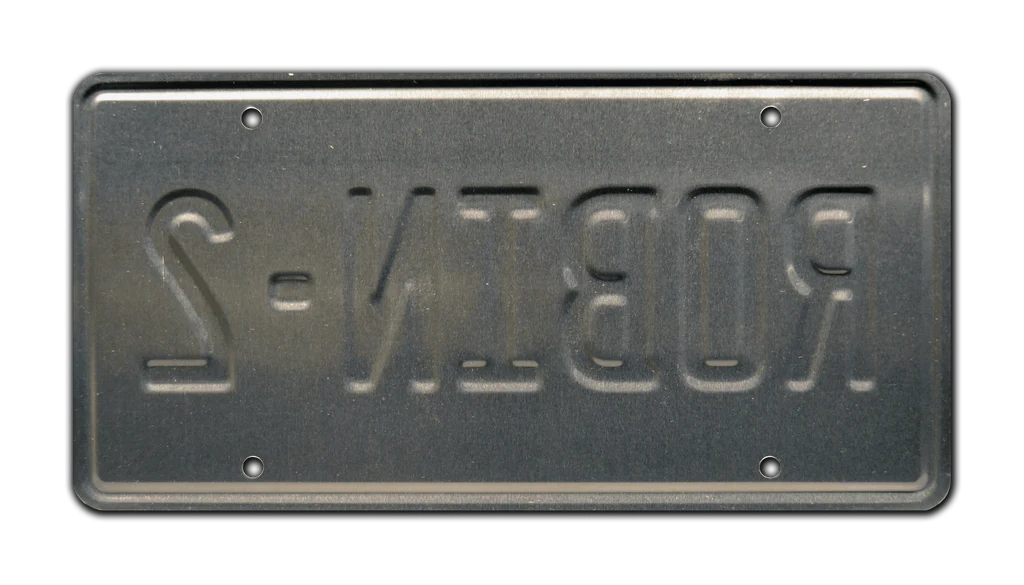 ROBIN-2 - Magnum PI - Thomas Magnum's Ferrari | License Plate