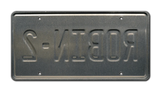 ROBIN-2 - Magnum PI - Thomas Magnum's Ferrari | License Plate