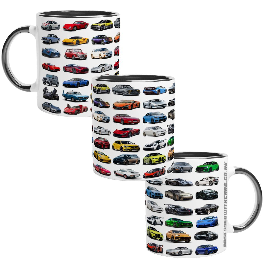002 Stickerbomb Car Mug - Multiple Designs