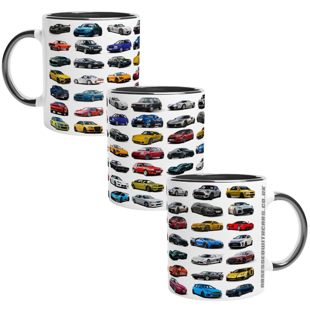 002 Stickerbomb Car Mug - Multiple Designs
