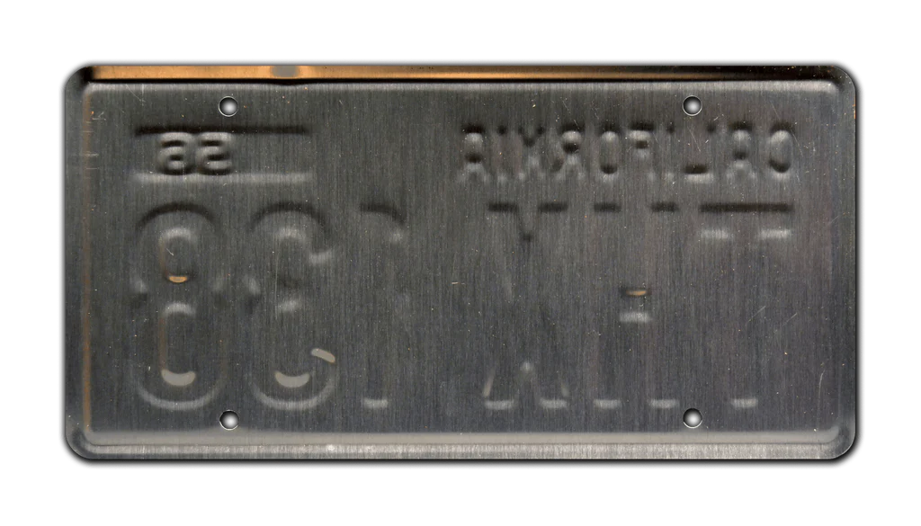 THX 138 - American Grafitti - Milner's Ford | License Plate