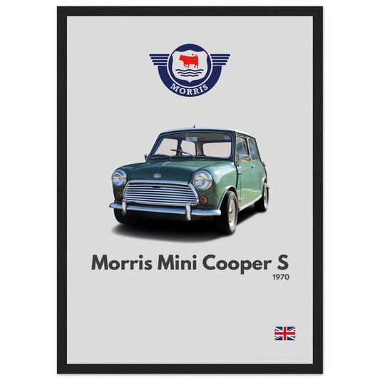 Morris Mini Cooper S Poster - Minimalist Collection