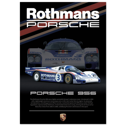 680 Porsche 956 Poster