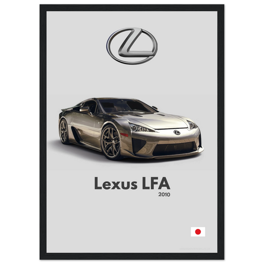 Lexus LFA Poster - Minimalist Collection