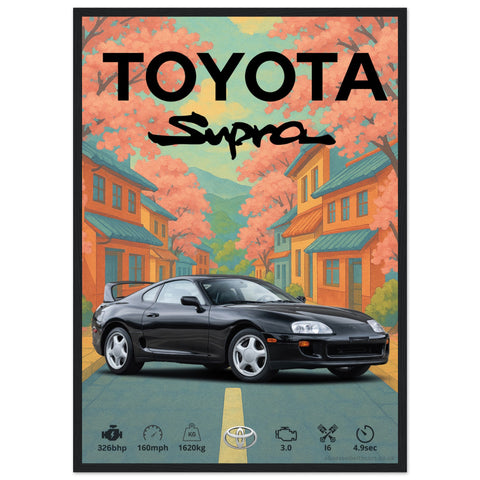 310 Toyota Supra Poster - Abstract Collection