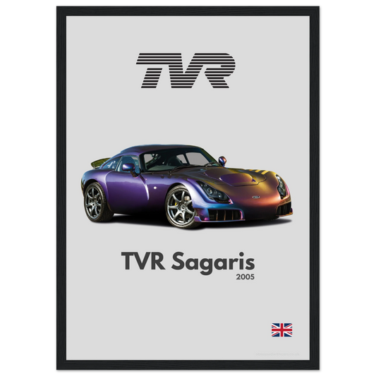 TVR Sagaris Poster - Minimalist Collection