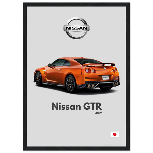 Nissan GTR Poster - Minimalist Collection