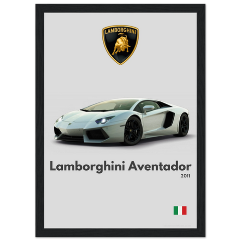 440 Lamborghini Aventador Poster - Minimalist Collection