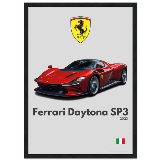 Ferrari Daytona SP3 Poster - Minimalist Collection
