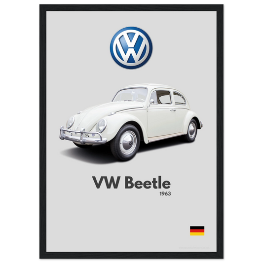 Volkswagen Beetle Poster - Minimalist Collection