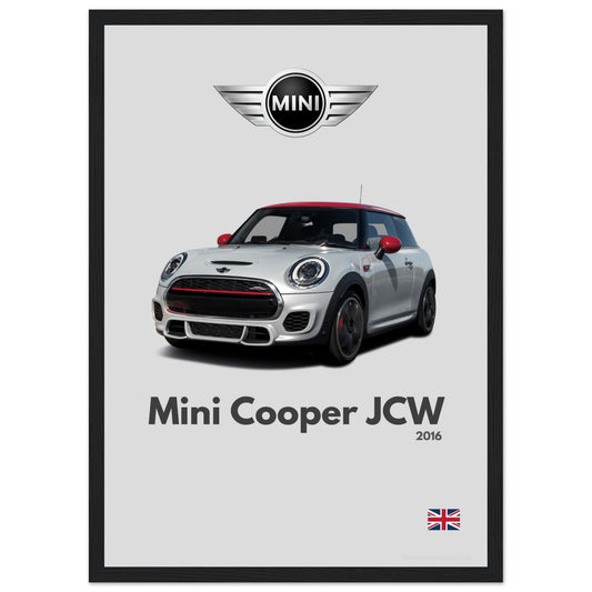 Mini Cooper JCW Poster - Minimalist Collection