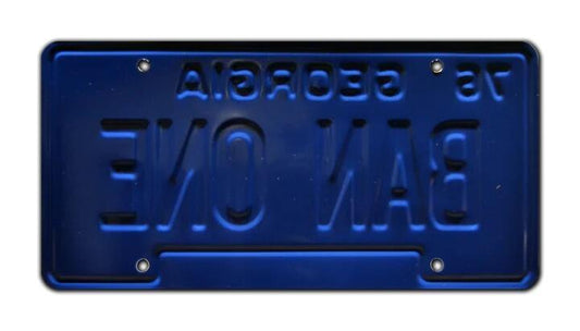 BAN ONE - Smokey and the Bandit License Plate