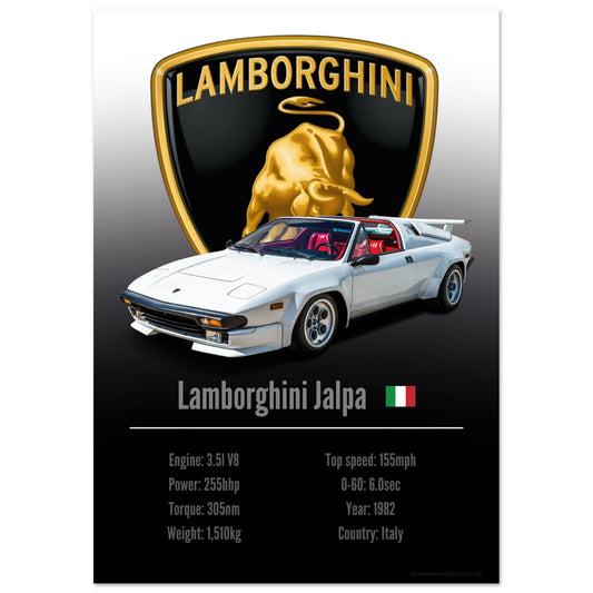Lamborghini Jalpa Poster - Accent Collection