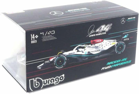 1/43 2022 Mercedes-Benz W13 - Lewis Hamilton - With Helmet | Model Car