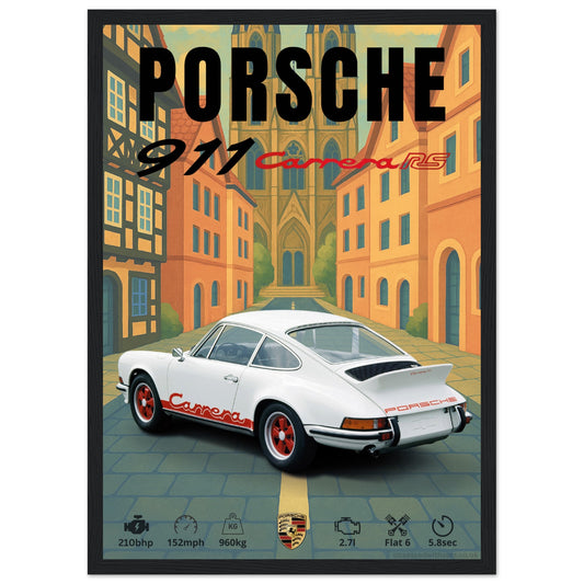 Porsche 911 Carrera Poster - Abstract Collection