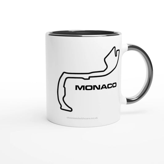 Monaco Race Track Outline Mug