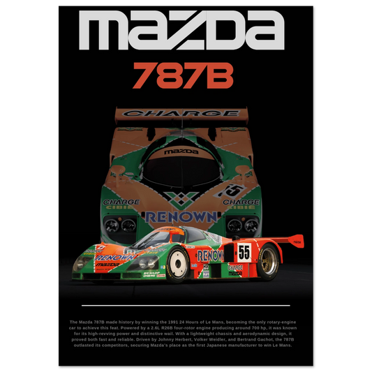 Mazda 787B Poster