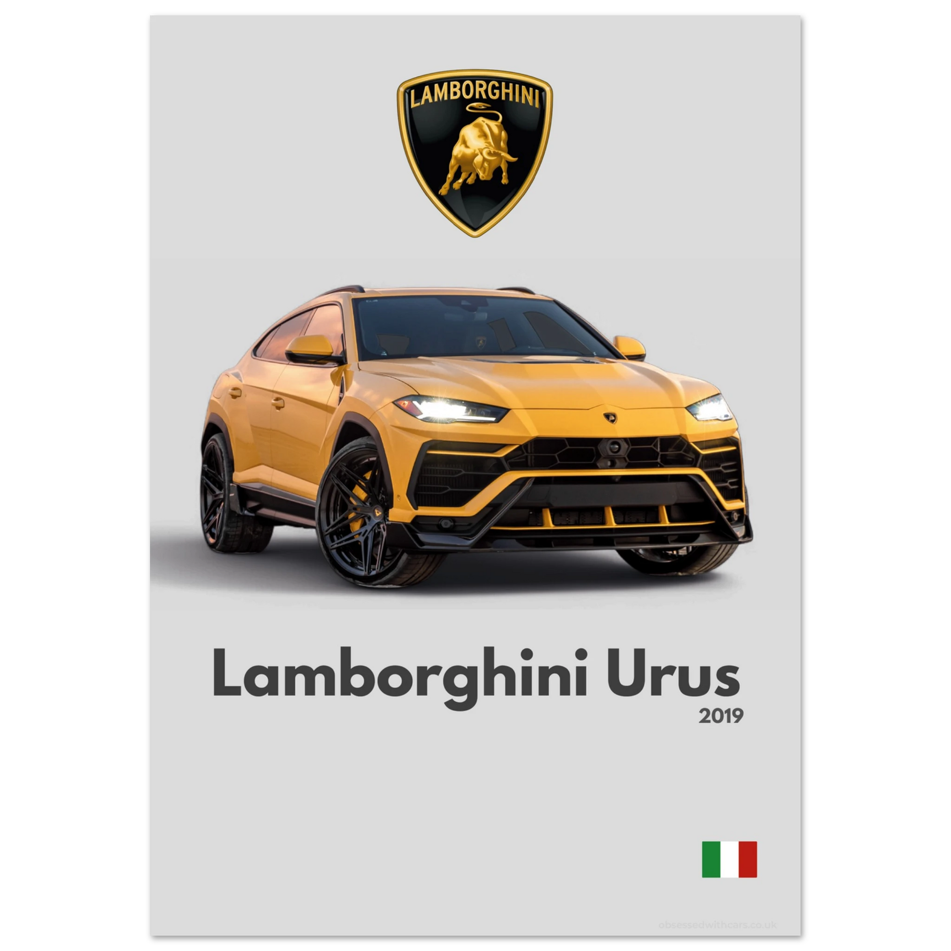 Lamborghini Urus Poster - Minimalist Collection
