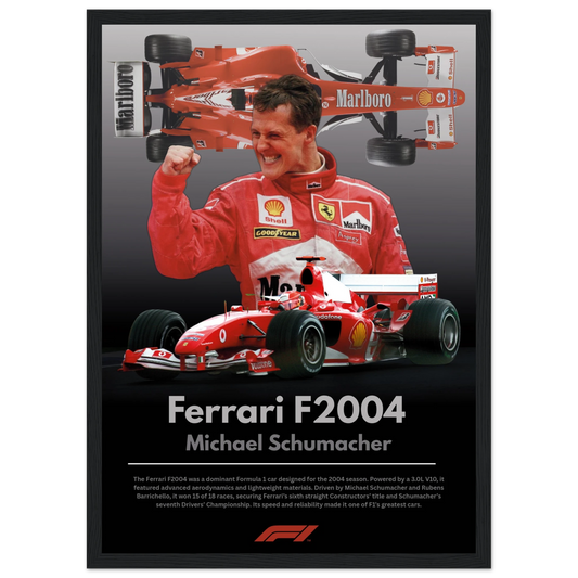 Ferrari F2004 Michael Schumacher Poster