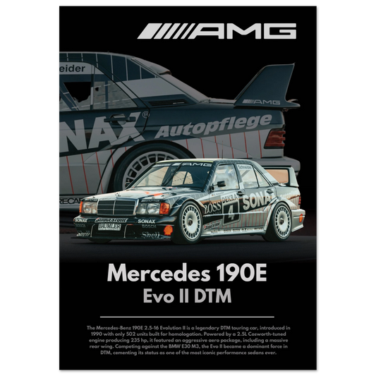 Mercedes 190E Evo II DTM Poster