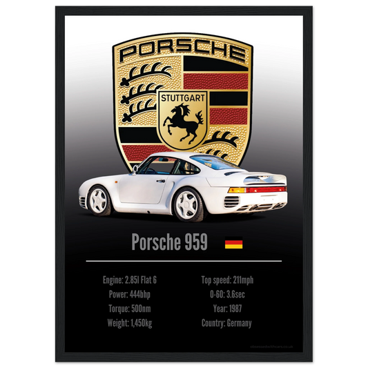 Porsche 959 Poster - Accent Collection