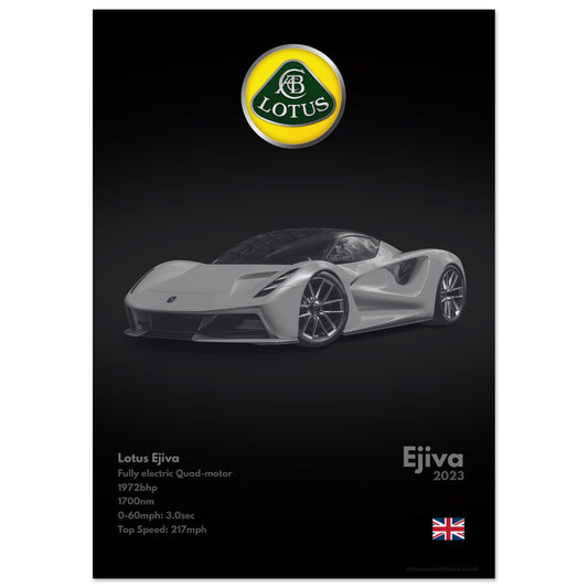 Lotus Ejiva Poster - Monochrome Collection