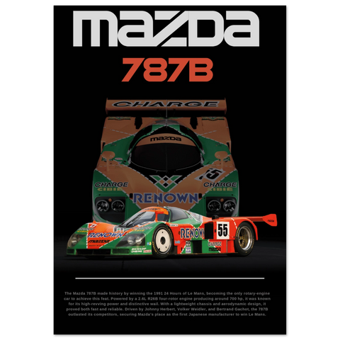 660 Mazda 787B Poster