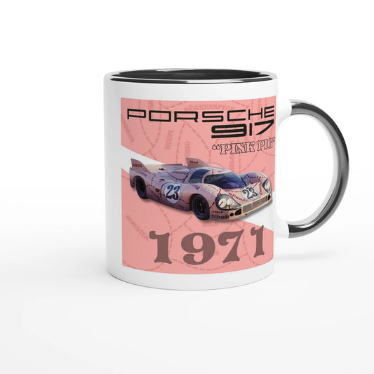 Porsche 917 Pink Pig Mug | Car Mug | Le Mans Legends
