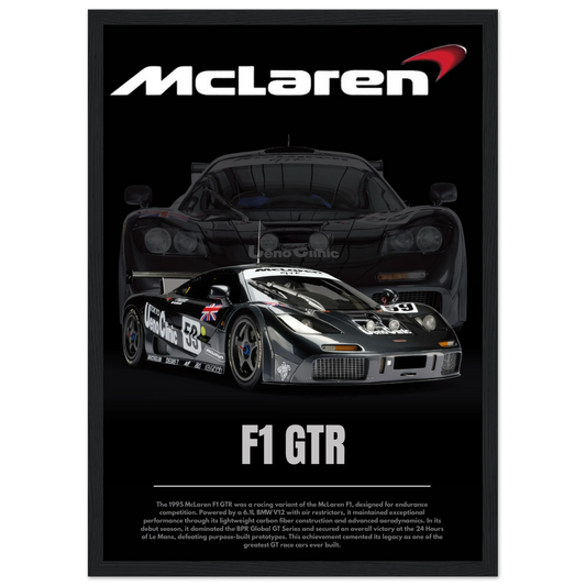Mclaren F1 GTR Poster