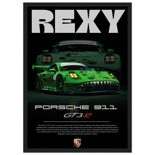 Porsche 911 GT3 R "Rexy" Poster