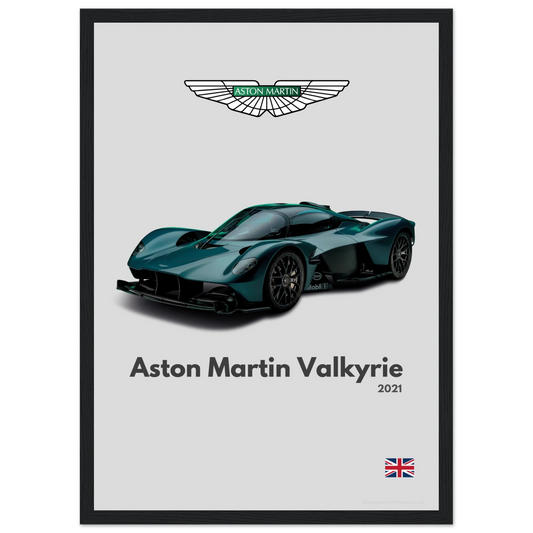 Aston Martin Valkyrie Poster - Minimalist Collection