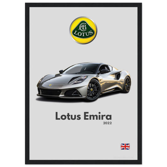 Lotus Emira Poster - Minimalist Collection