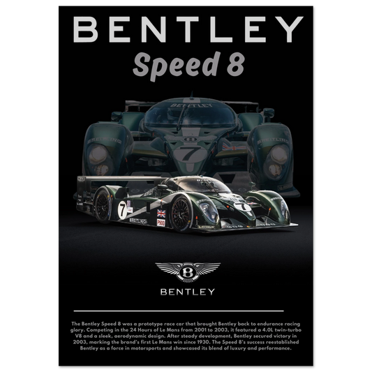 Bentley Speed 8 Poster