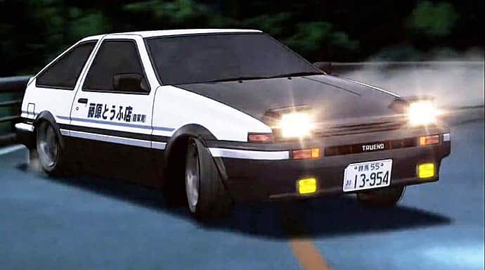 13-954 - Initial D - Takumi Fujiwara's Trueno | License Plate