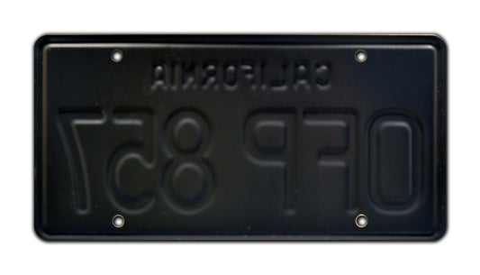 OFP 857 - Herbie the Love Bug | License Plate