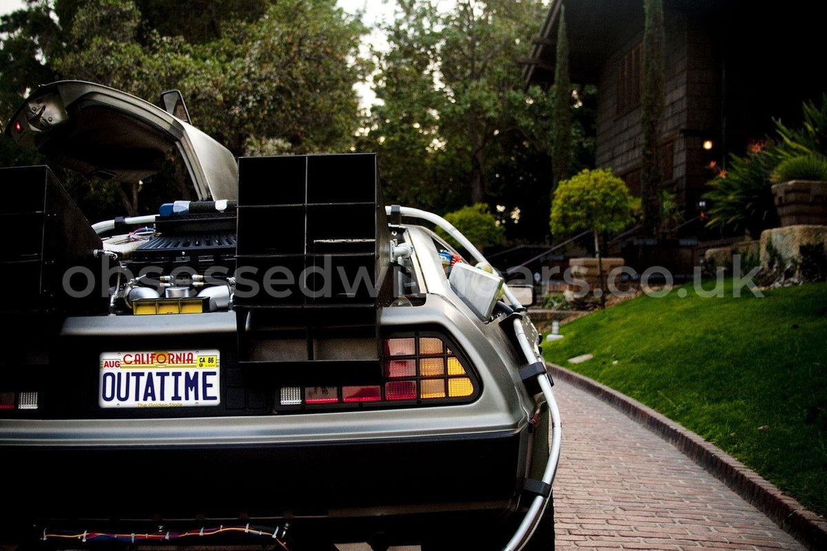 OUTATIME - Back to the Future License Plate